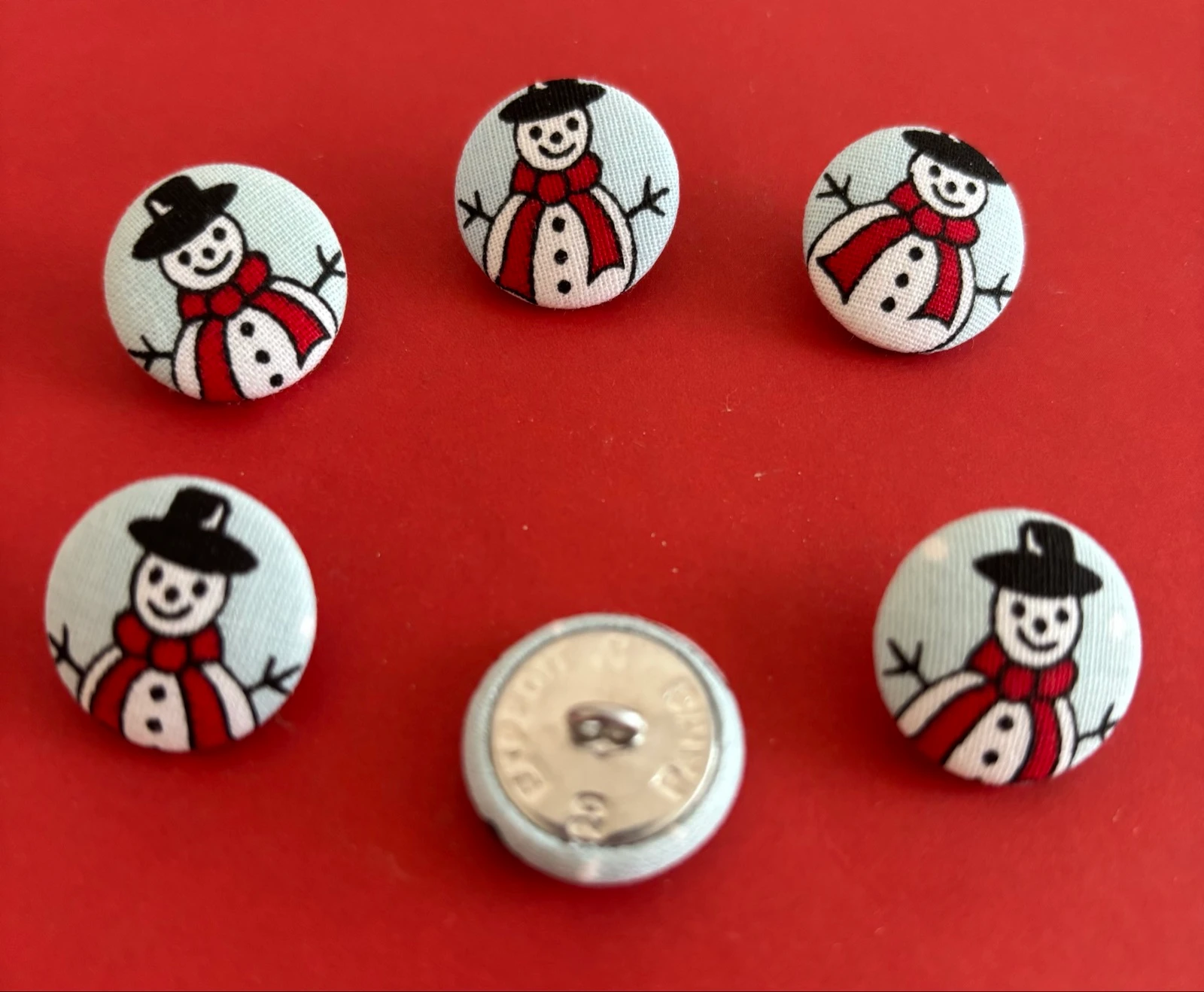 Fabric-covered buttons – photo 2